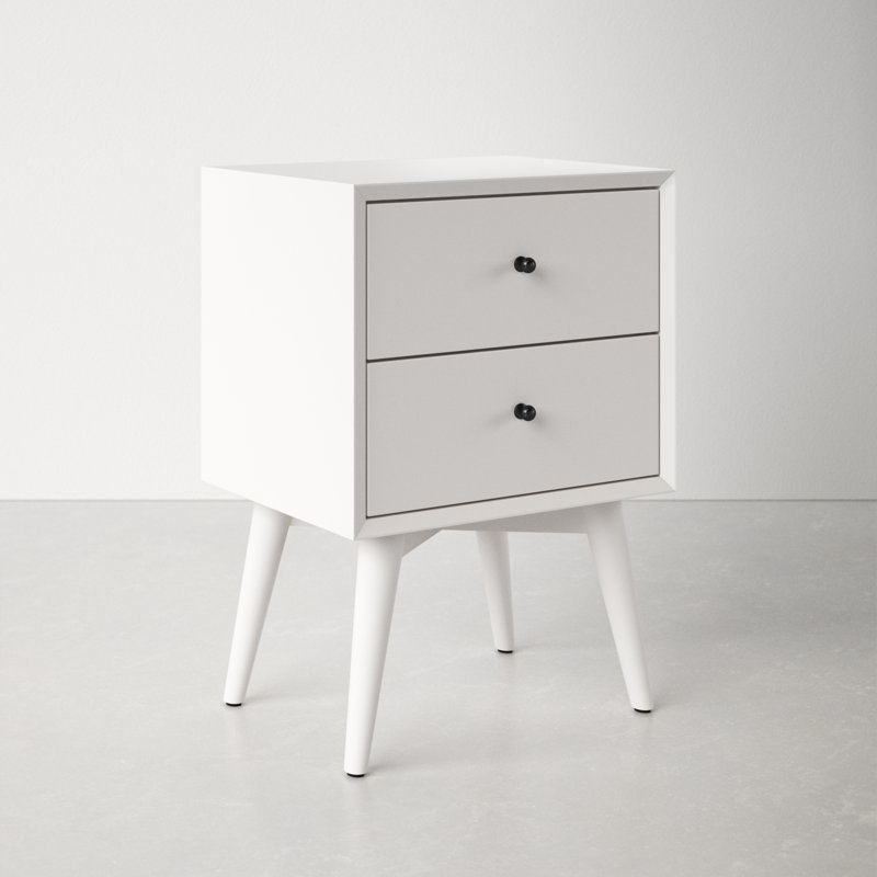 AllModern Williams 2Drawer Nightstand & Reviews Wayfair